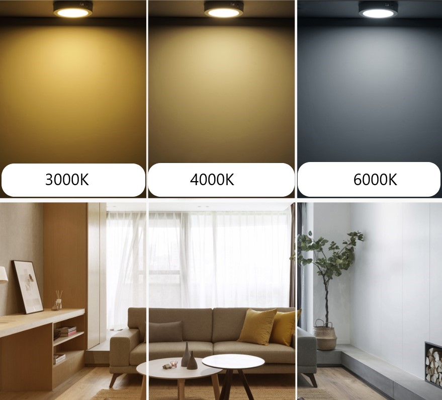 LUMINÁRIA TIPO PLAFON LED EM DIVERSAS TEMPERATURAS DE BRANCO