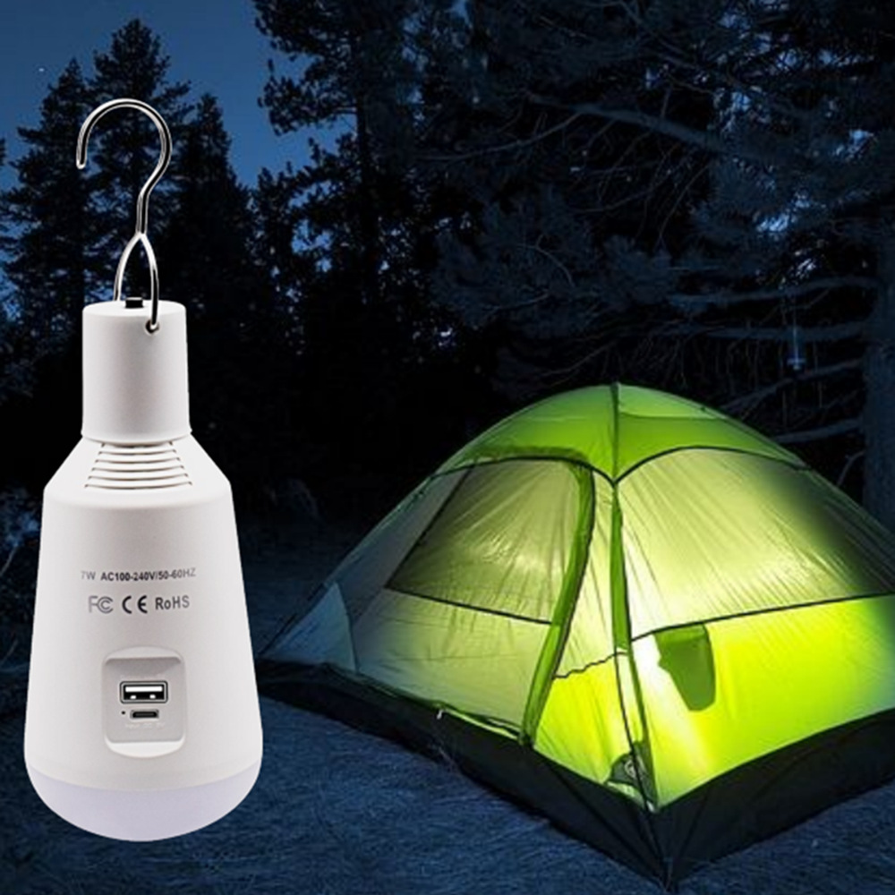 iluminación para camping