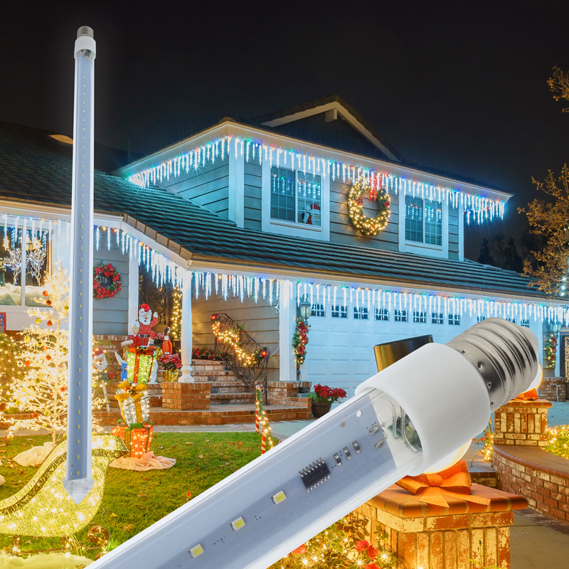 Lâmpadas de meteoros E27 60cm | Chuva de meteoros LED Lâmpadas de meteoros E27 60cm | Chuva de meteoros LED