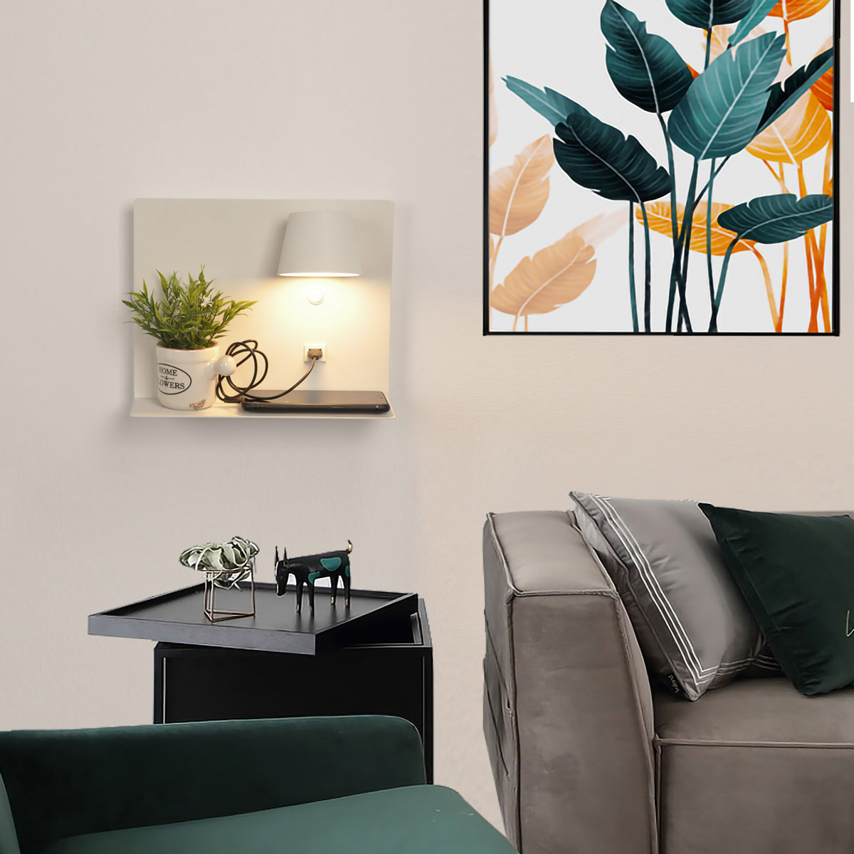 apliques de pared led