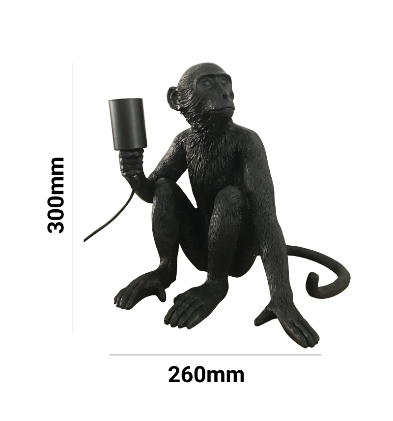 lámpara monkey de mesa