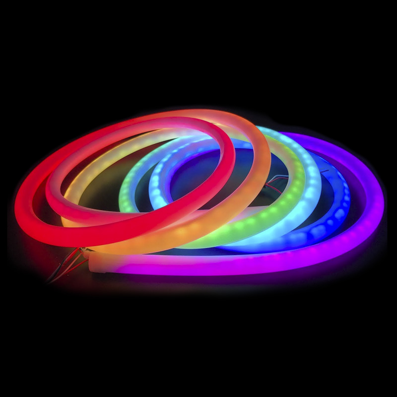 Neón LED Flexible Redondo 360º 24V/DC RGB