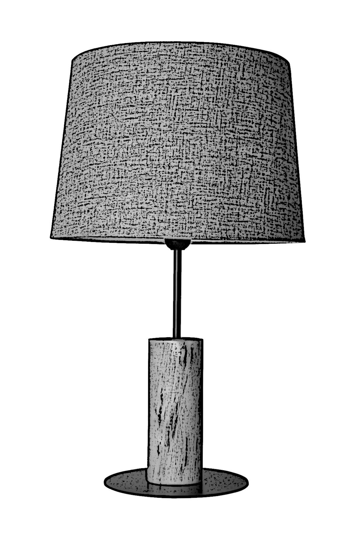 lámpara de mesa minimalista
