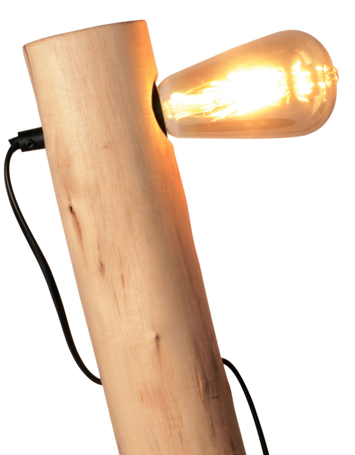 lámparas de mesa de madera