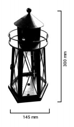 medidas lv403 farol de mesa portavelas KASS