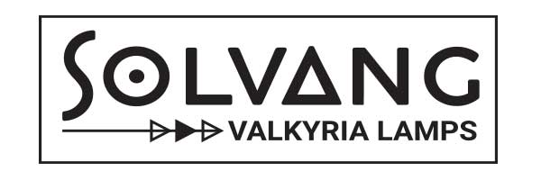 Etiqueta de la lámpara Valkyria Solvang
