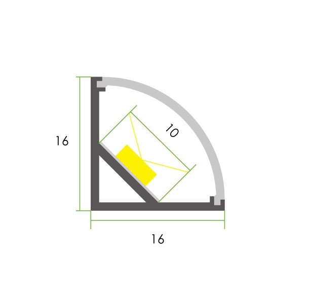 perfil de aluminio para tira led