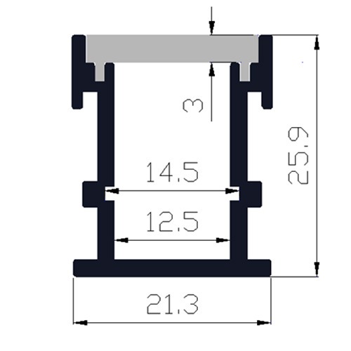 perfil de aluminio para tira led
