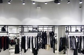 iluminación led para tiendas de ropa