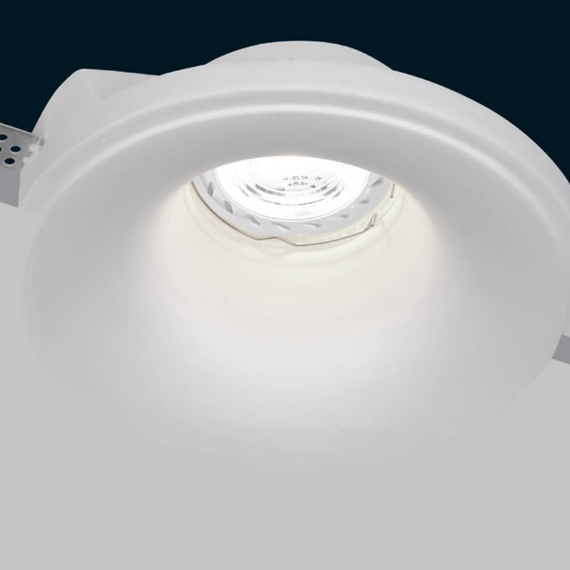 Aro downlight empotrable Escayola GU10 - Downlights led empotrable