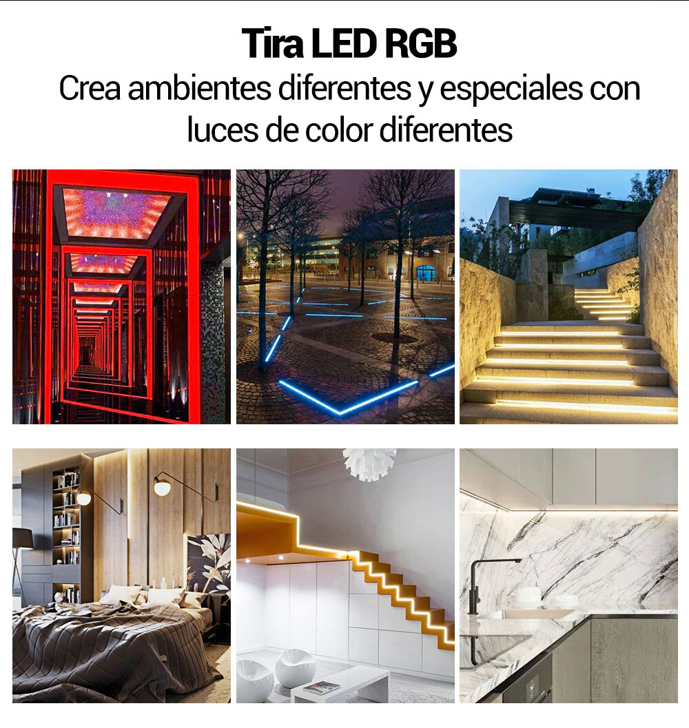 Tiras LED SMD5050 IP68 24V 10W/m en rollo de 20 metros - Tiras LED RGB