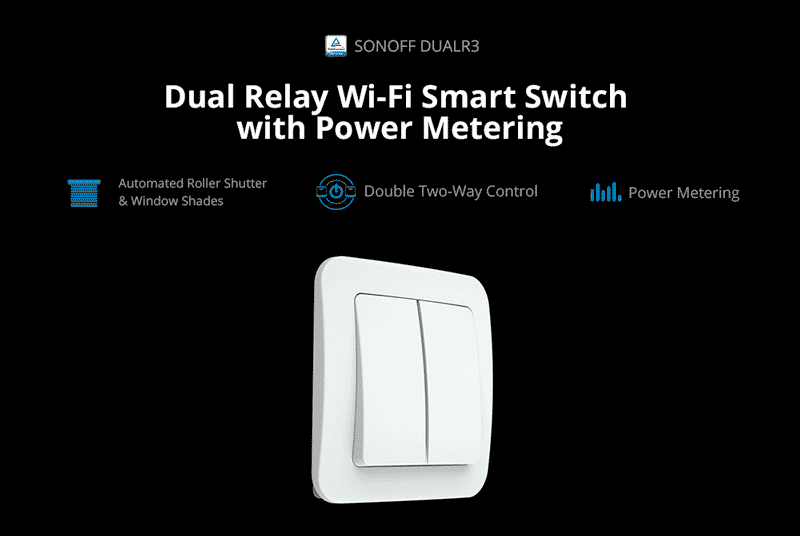Sonoff Dualr3 Dual R3 Lite Smart Wifi interruptor de cortina para