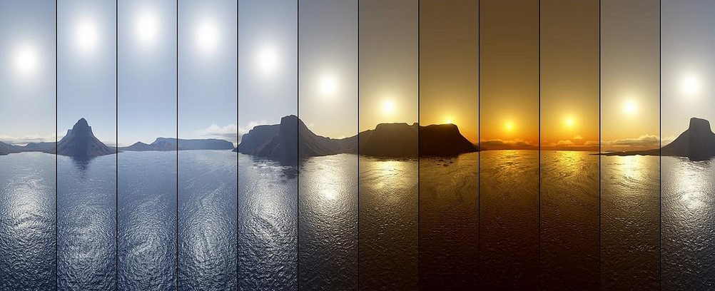 iluminación solar