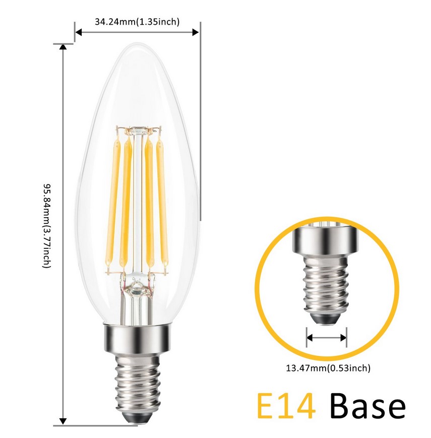 bombillas LED Vela