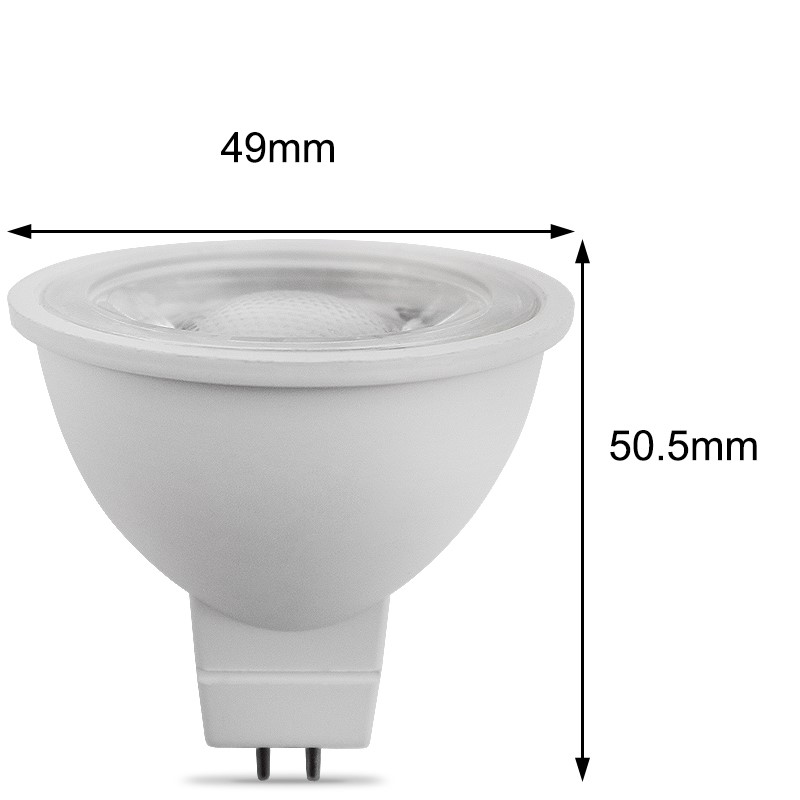 Ampoules LED GU10 MR16, 3W 5W 7W, base à vis 2835 SMD DC 12V 24V