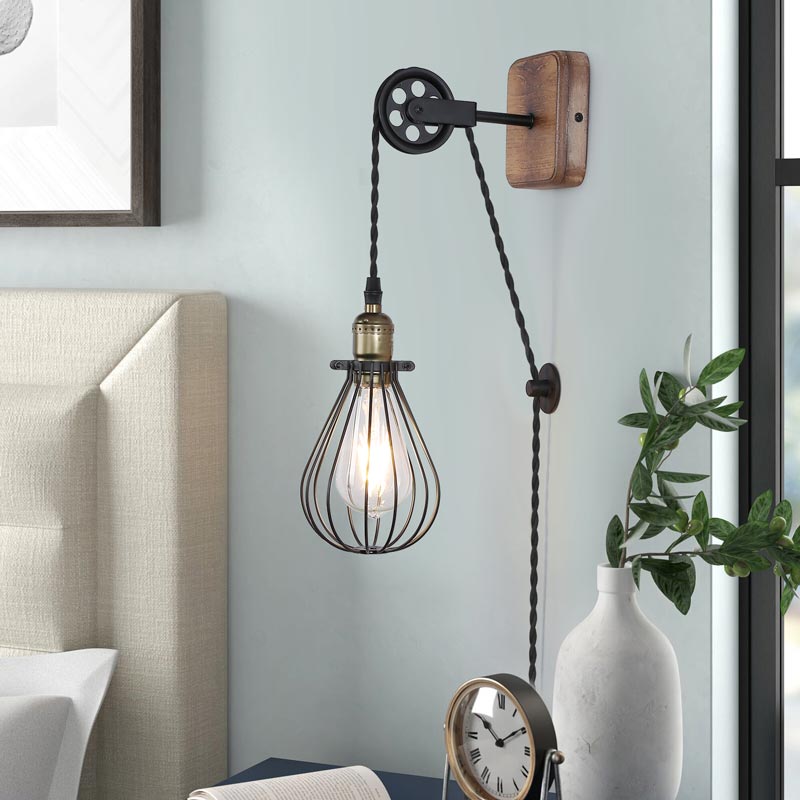 aplique de pared vintage comedor