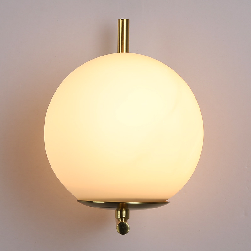 Apliques de pared de interior moderno bola de cristal Margaret