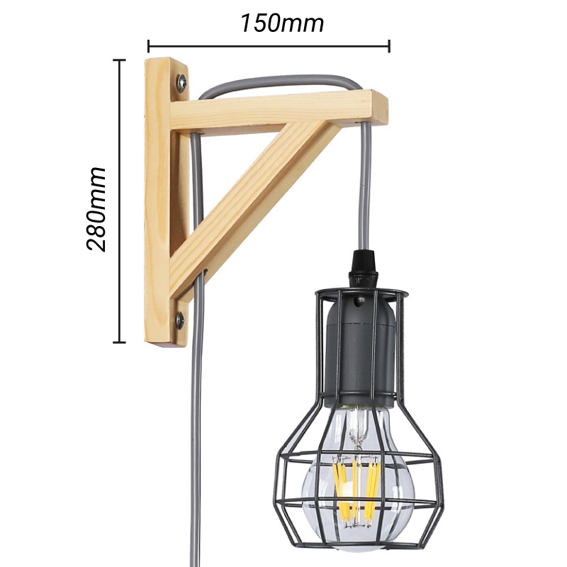 dimensiones aplique jaula madera