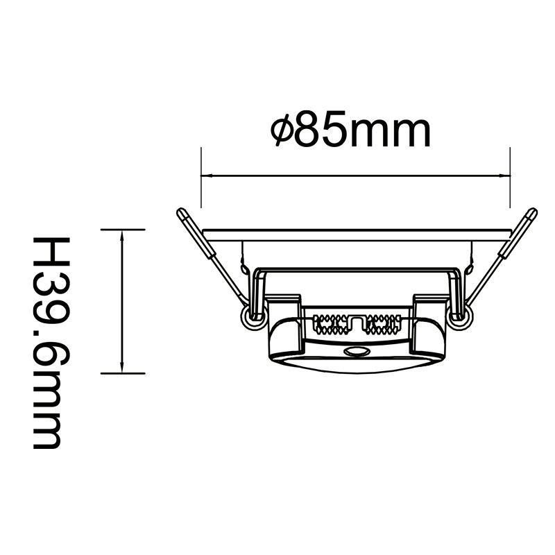 led Downlights medidas