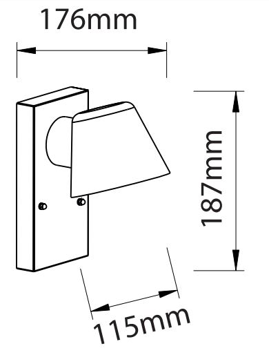 dimensiones apliques de pared