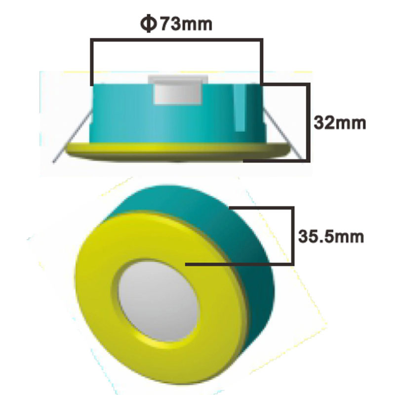 medidas del sensor
