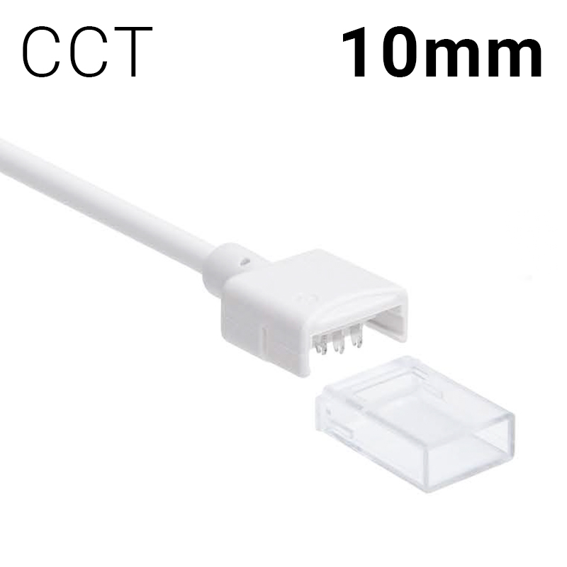 Conector+Cable Tira de LED Monocoromo 12mm