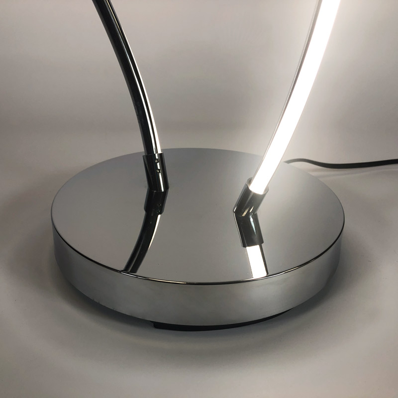 Lámpara de Pie LED regulable Helix Cuero Satinado 6101