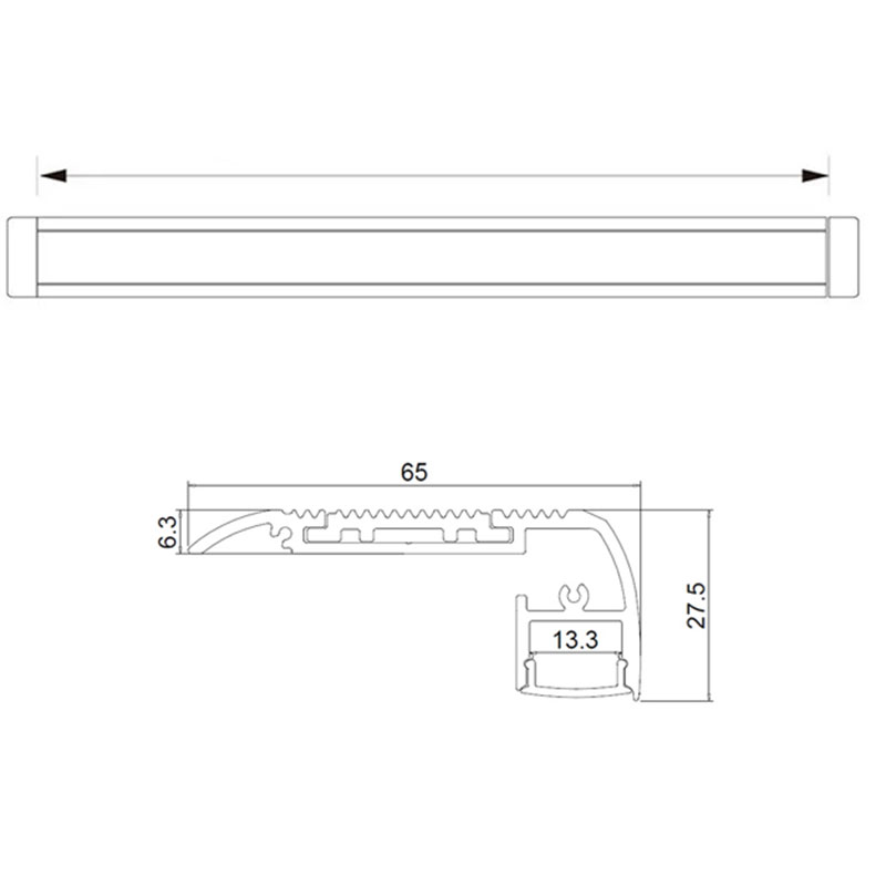 perfil de aluminio tiras LED
