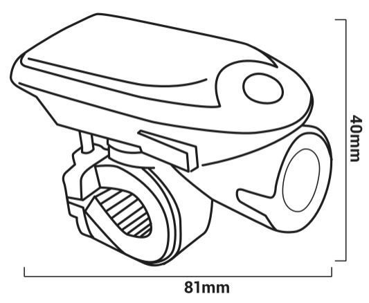 luz bicicleta