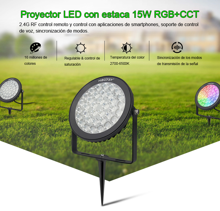 Proyector LED RGB+CCT