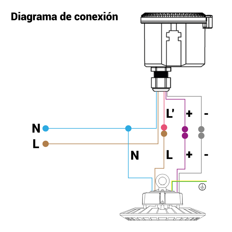 diagrama de conexión