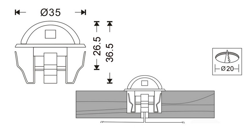 focos empotrables led