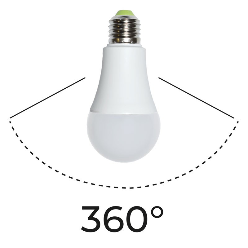 ▷ Bombilla LED E27 ➡︎ Sensor de Movimiento ☀︎12W