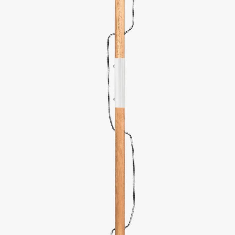 Lampada da terra in legno "NATURAL WOOD".