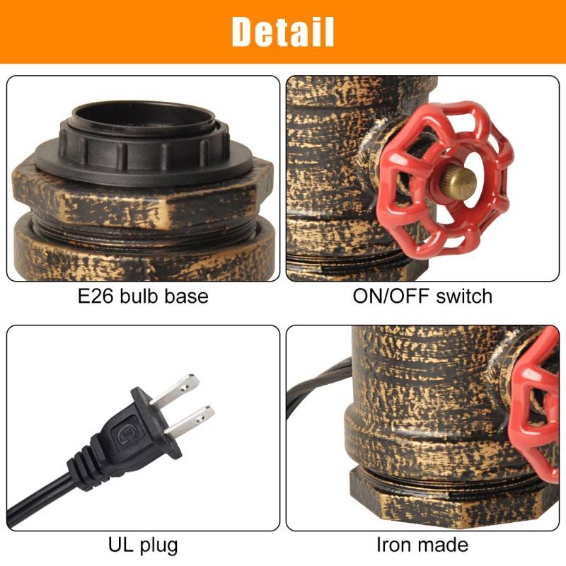 Lampada da tavolo Pipe Lampada da tavolo Pipe