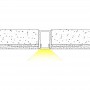 Profilo in alluminio integrabile in gesso/cartongesso 7,8x12 (2 m)