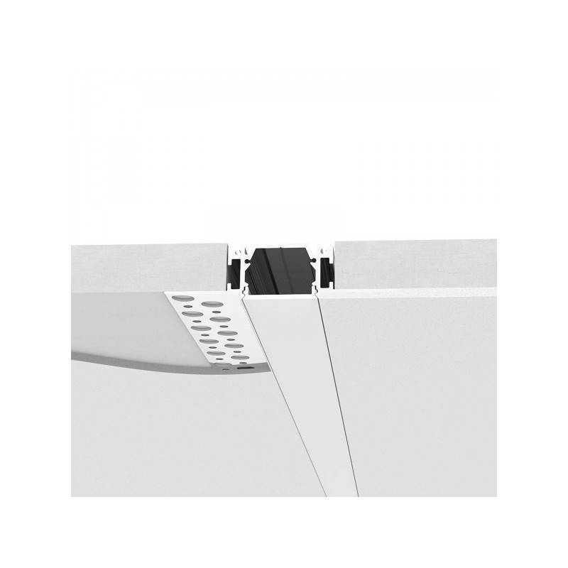 Profilo di integrazione in alluminio Intonaco/Pladur 13x14mm (2m)