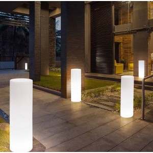 Fioriera LED RGBW ricaricabile 7W - IP65 - 40x115cm