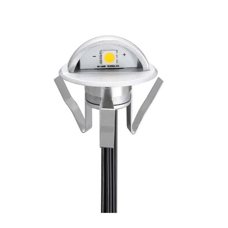 Kit 6 faretti LED da incasso per scale 0,4W 12V-DC IP67
