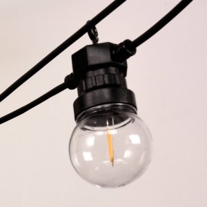 Ghirlanda luminosa a LED 10 lampadine integrate - 8 metri