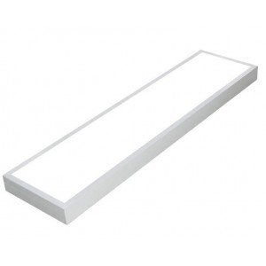 Pannello LED slim da superficie 120X30 cm - Driver Philips - 44W - UGR19 - Con KIT di montaggio