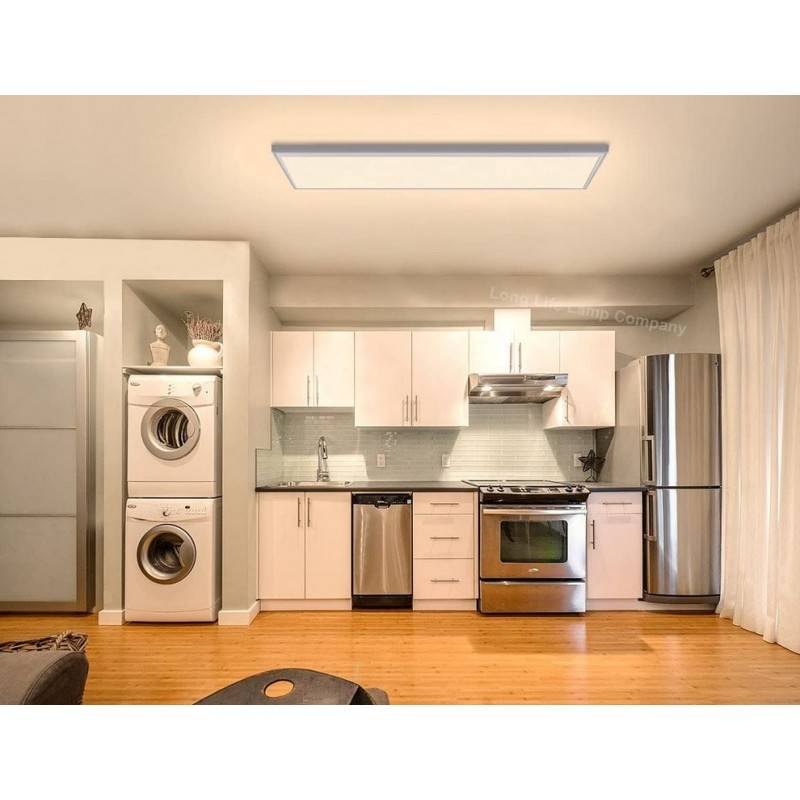 Pannello LED slim da superficie 120X30 cm - Driver Philips - 44W - UGR19 - Con KIT di montaggio