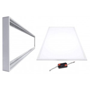 Pannello LED Slim da superficie 120X60cm - Driver PHILIPS - 72W - UGR19 - Con KIT di montaggio