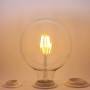 Lampadina LED globo a filamento- E27 G125 - 8W
