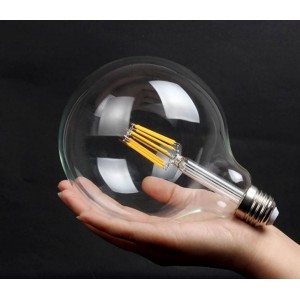 Lampadina LED globo a filamento- E27 G125 - 8W