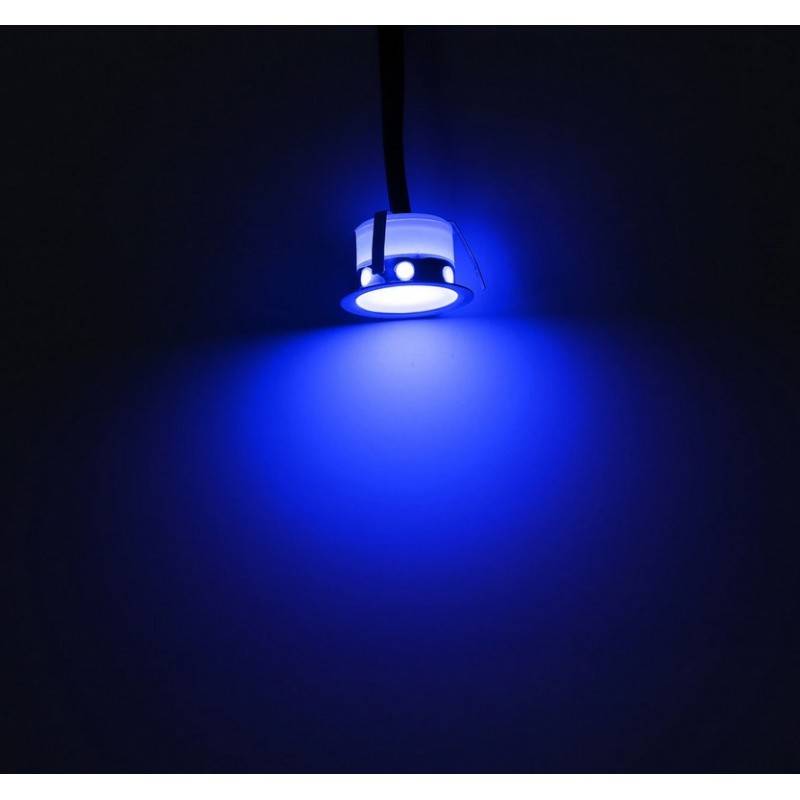 Kit 6 faretti LED da incasso a terra LED 0,3W - 12V-DC - IP67