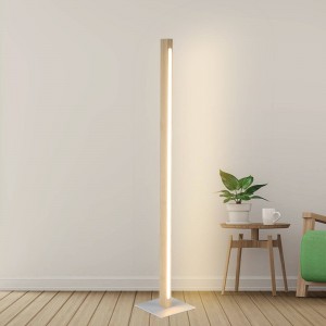 Lampada da terra moderna a LED in legno 24W Dimmerabile