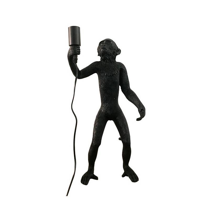 Lampada scimmia in resina "Micu"