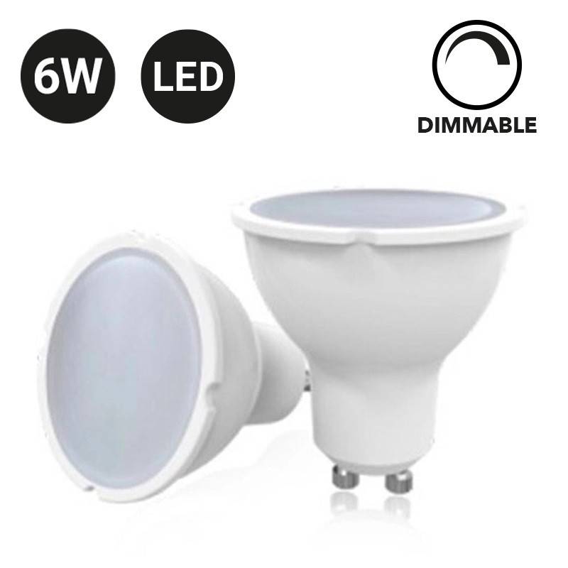 Acquista la lampadina dicroica LED GU10 6W dimmerabile - Lampadine LED
