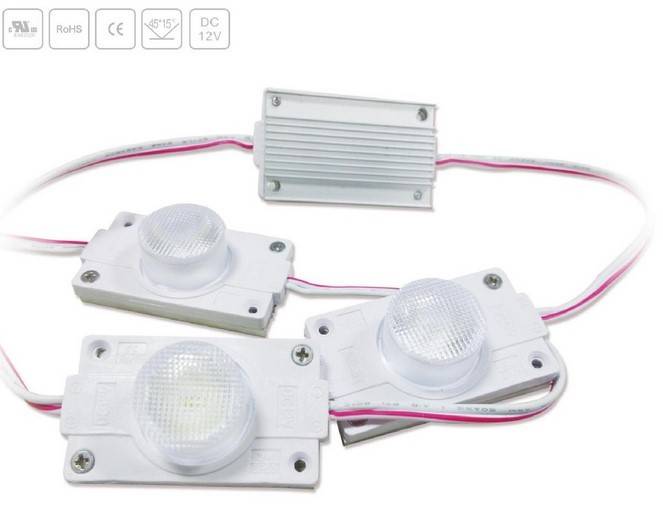 Moduli LED A Iniezione 12V - 10 Pezzi Da 4W/360lm Bianco Freddo, IP67 Impermeabile
